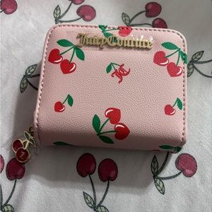 🍒 Brand NWOT Juicy Couture pink cherry wallet 🍒